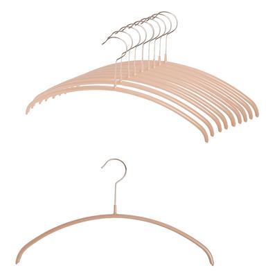 MAWA Hangers from Economic Warranty Non-Slip Germany, 36P, Latte, 10-Pack, 10-Year