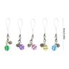 Handmade Four Leaf Clovers Charm Crystal Keychain Multipurpose Beaded Four Leaf Clovers Phone Chain For Phone Bag Decors