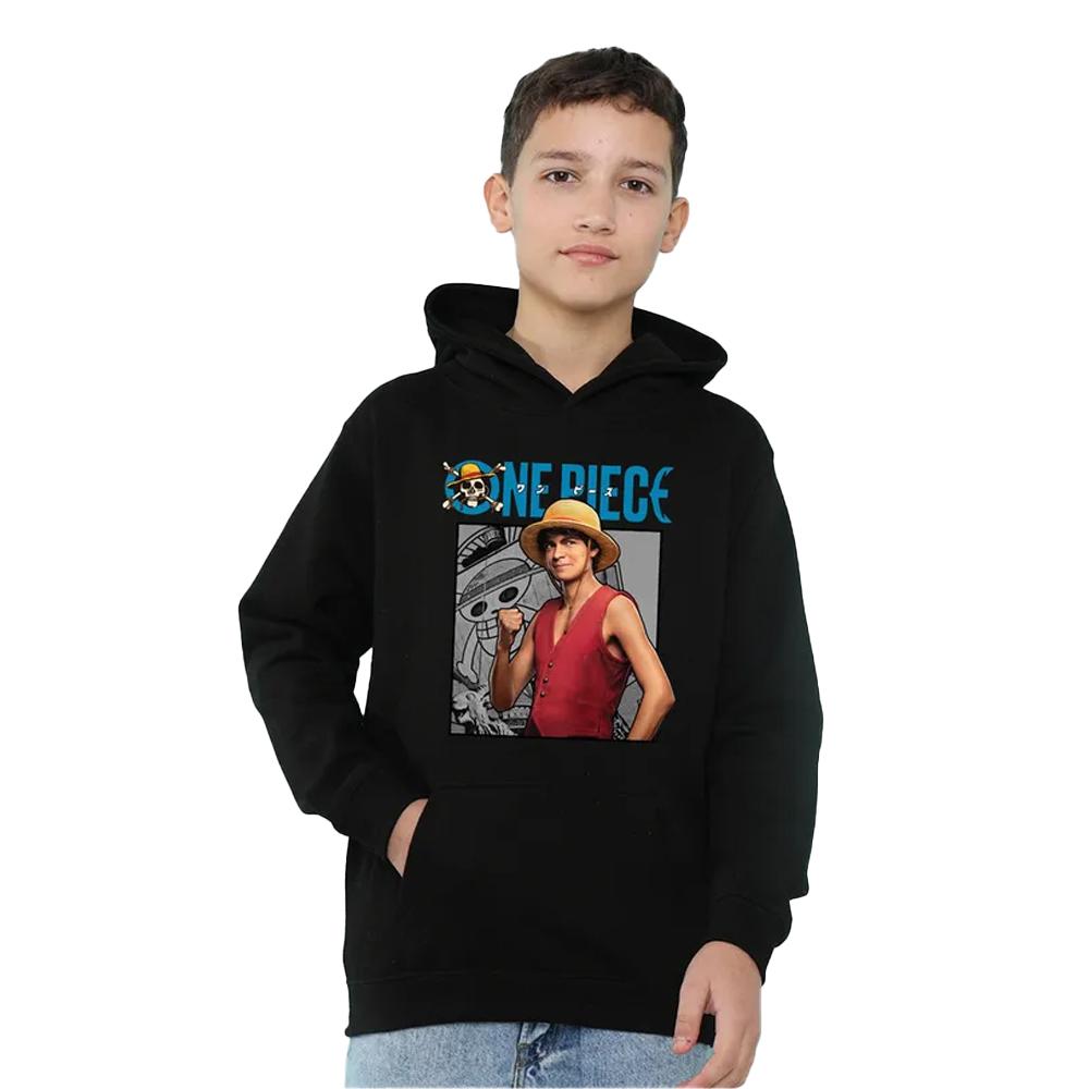 One Piece Live Action Childrens/Kids Luffy Hoodie