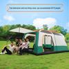ZISIZ Portable Double-Layer 2-Room 1-Hall Camping Tent