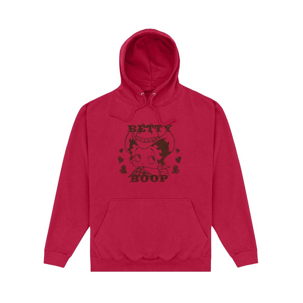Betty Boop Unisex Adult Cowgirl Hoodie