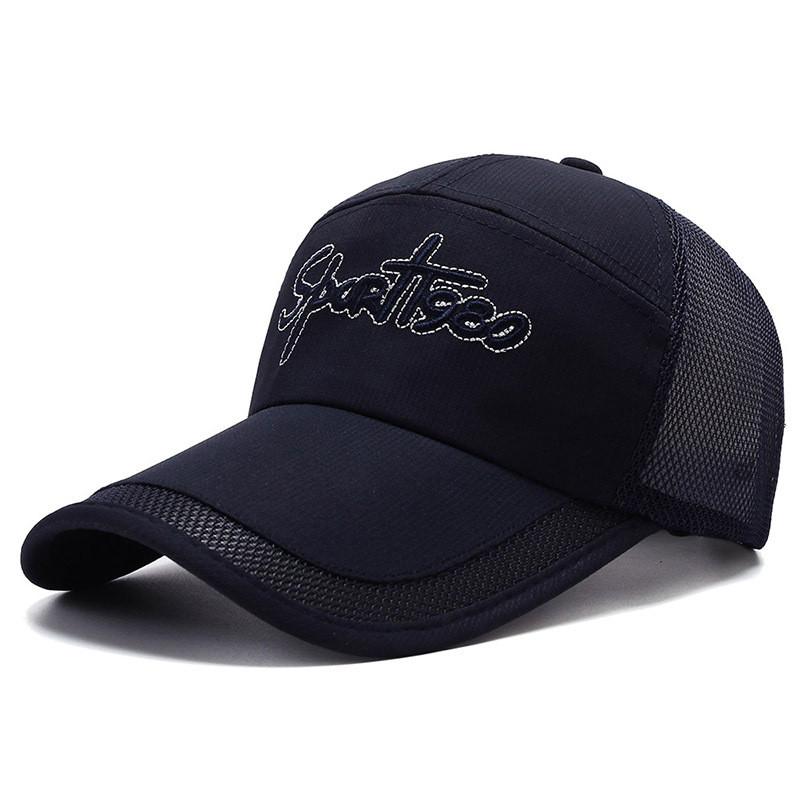 Letter Embroidery Sport Baseball Cap Summer Outdoor Breathable Protection Sun