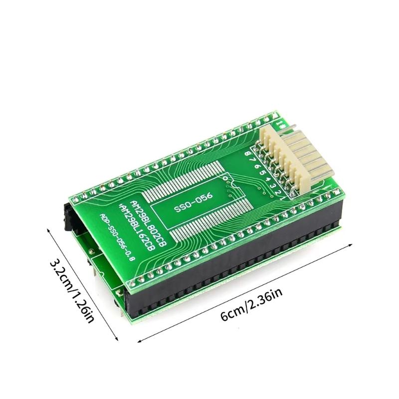 High Precisions SOP56 Test Socket with Integrated ICSP Cable for T56 Programmer for Chip Data Reading