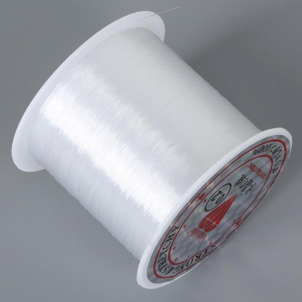 0.2-0.8mm Transparent Non-Elastic Fishing Line for Handmade DIY Jewelry: Bracelets, Necklaces, Beads