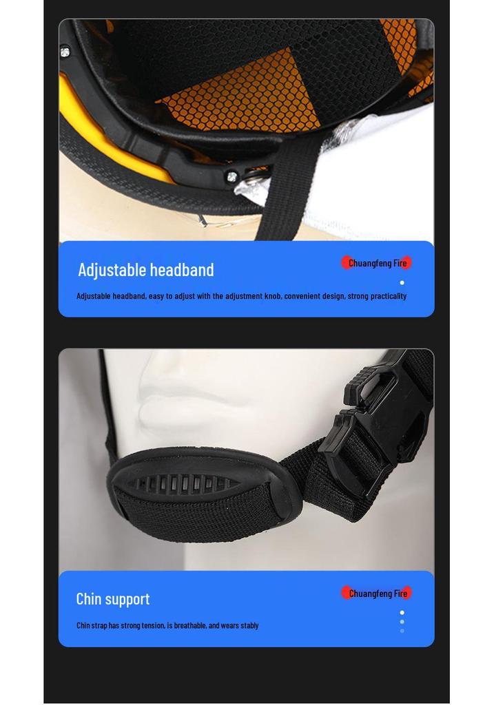 Korean Style Firefighting and Rescue Safety Helmet Model 02 for Training and Emergencies