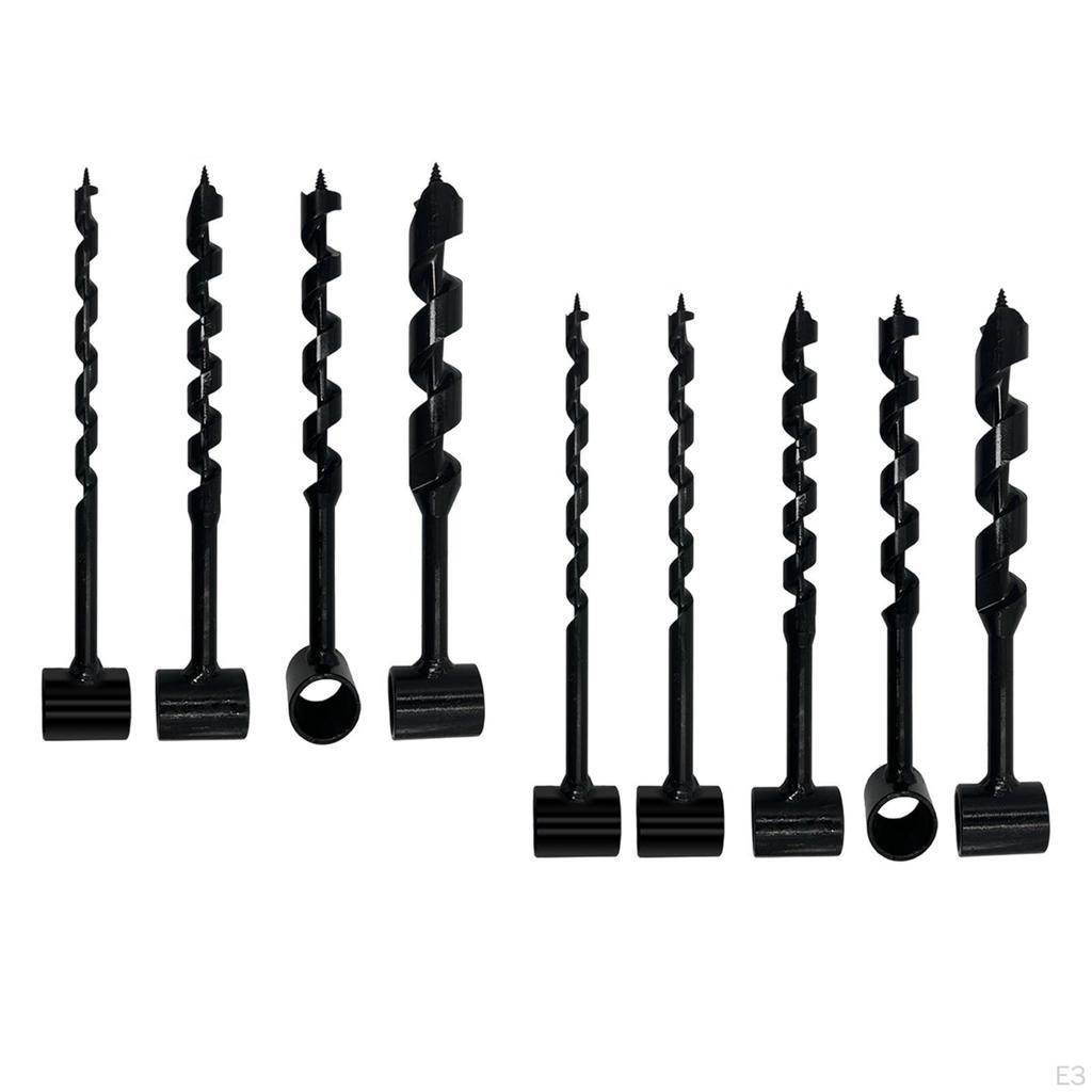 Hand Auger Wood Drill Gear Tool Manual Hole for Shelter Building