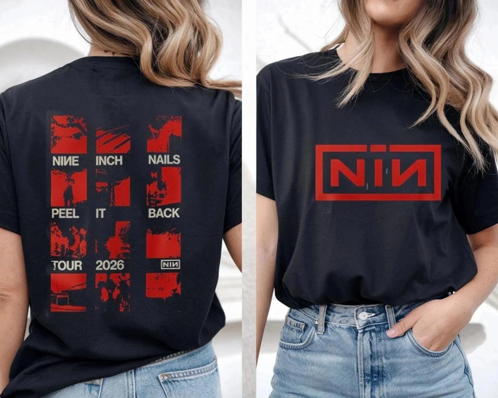 Nine Inch Nails Peel It Back 2026 Tour T-Shirt