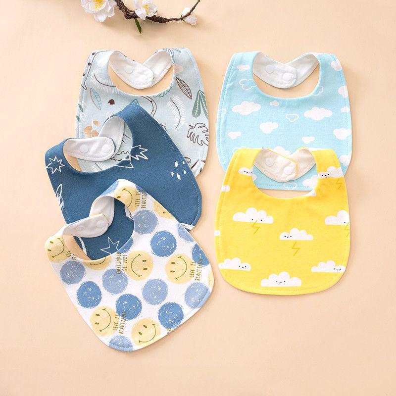 Thick Waterproof Baby Bib - Pure Cotton, Enlarged & Widened for Boys and Girls