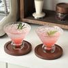 Thin Rim Cocktail Glass Vintage Style for Martini Whiskey Gin Tonic Home Bar Essential Drinkware Set Modern Party Barware