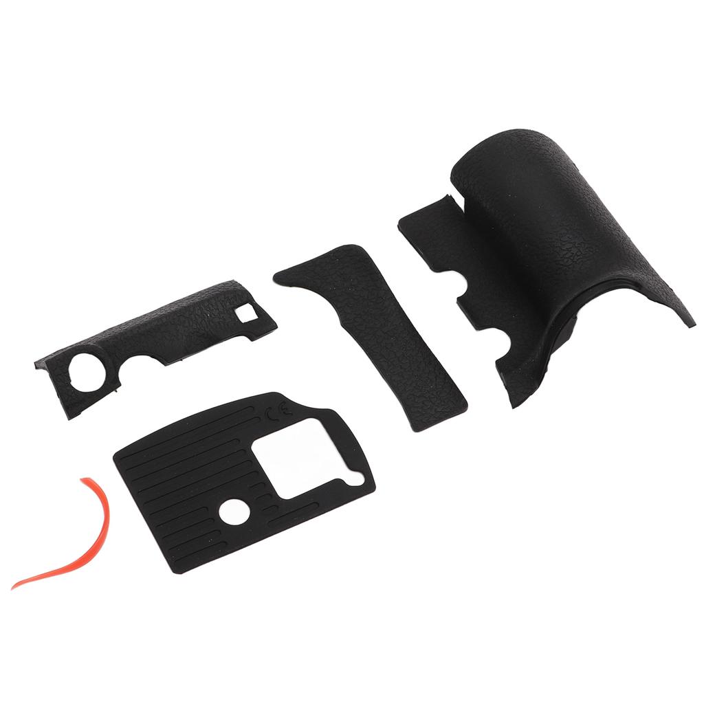 Grip Rubber Set Left Side Thumb Bottom Rubber Cover with Adhesive Repair Parts for Nikon D810