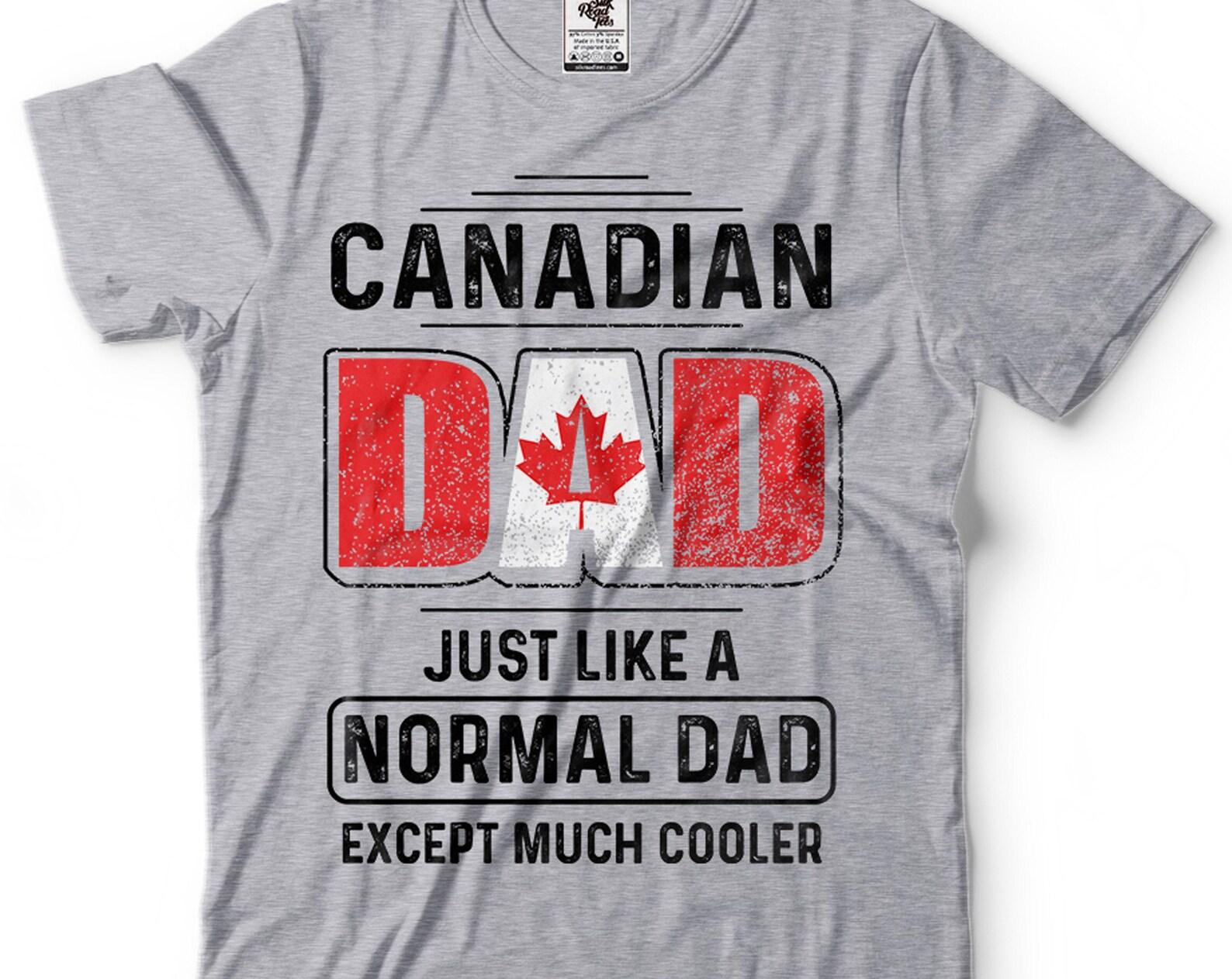 Mens Canadian Dad T-Shirt Canadian Shirts Canada Day Shirt Canada Flag Tee Dad Patriotic Shirt Father s Day Gift For Dad Canadian Daddy Tee S