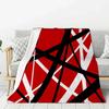 Coperta Stampa Banda Van Halen Coperta in Flanella per Letto Divano Sedia Applicabile Tutte le Stagioni Coperta da Viaggio Campeggio