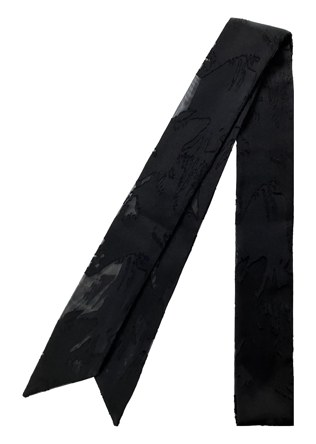 

Ribbon Abstract 5cm Made in for Men and Women D+Arts Tie/Bow Tie/Scarf, Pattern, Wide, Japan, (Black) чёрный