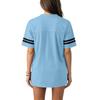 Women V Neck Casual Soccer Jersey Top with 2026 Mexico Flag Print Short Sleeve Loose Fit Sport T Shirt for Outdoor Activities