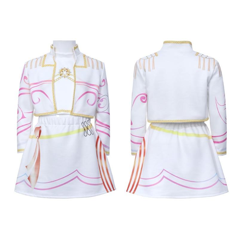 

C1K-POP witch hunt group cosplay children s black gold print high-end stage Halloween star singing costume 160cm