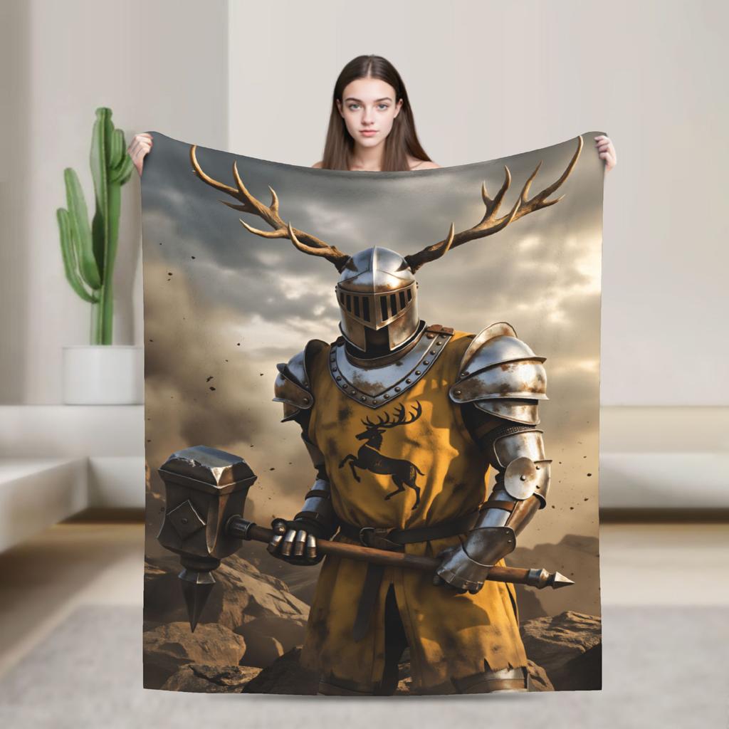 Lyonel Baratheon Throw Blanket Comfortable Funny Blanket  For Living Room Travel Office Flannel Bedspread Bed Cover