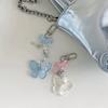 Jewel Butterfly Keyring 2 Colors Phone Accessory Keychain Bag Charm