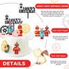 11Pcs Robot Cake Toppers for Boys Robot Birthday Robot Cake Cupcake Decorations Robot Figurine for Robot Birthday Party Supplies