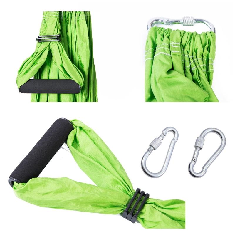 Indoor Sensory Therapy Swing Adults Nylon Fabric Yoga Suspension System Support Yoga Pilates Inversions Exercises Device