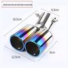 Universal Stainless Steel Tailpipe Muffler Tip Decoration