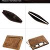 Genuine Leather Laptop Sleeve For MacBook Pro 14 Large Inner Pocket Shockproof