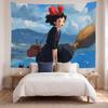 Kikis Lieferdienst (32) Künstlerisches Wandbehang-Gobelin für Haus Schlafzimmer Wohnzimmer Dekor Tolle Geschenkidee