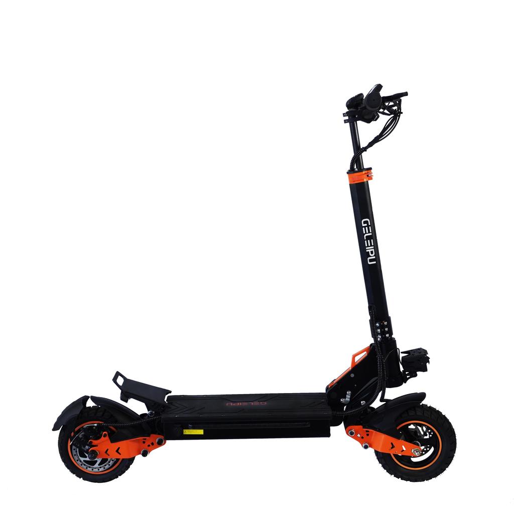GELEIPU Z1 10'' Folding Electric Scooter 1200W Motor 48V20AH Battery 60KM/H Max Speed Dual Disc Brakes E-Scooter