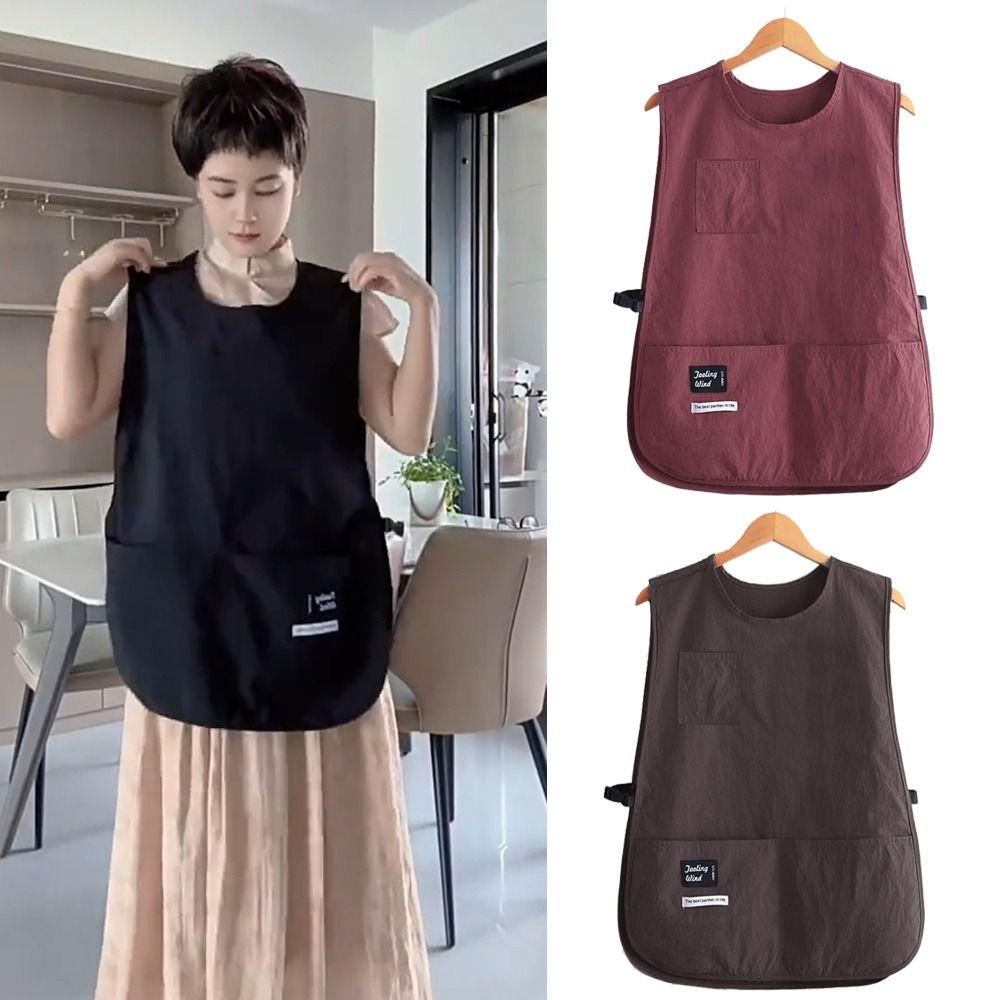 Nylon Vest Style Stain-Resistant Apron Breathable Kitchen Aprons  By Cooks Chef and Servers