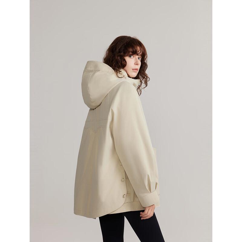 ELLE Women's Workwear Hooded Down Parka