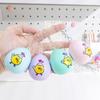 Mini Handheld Flip Egg Tetris Game Console Keychain Pendant