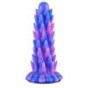 Colorful Luminous Silicone Hedgehog Anal Plug - Outdoor SM Toy for Rear Stimulation