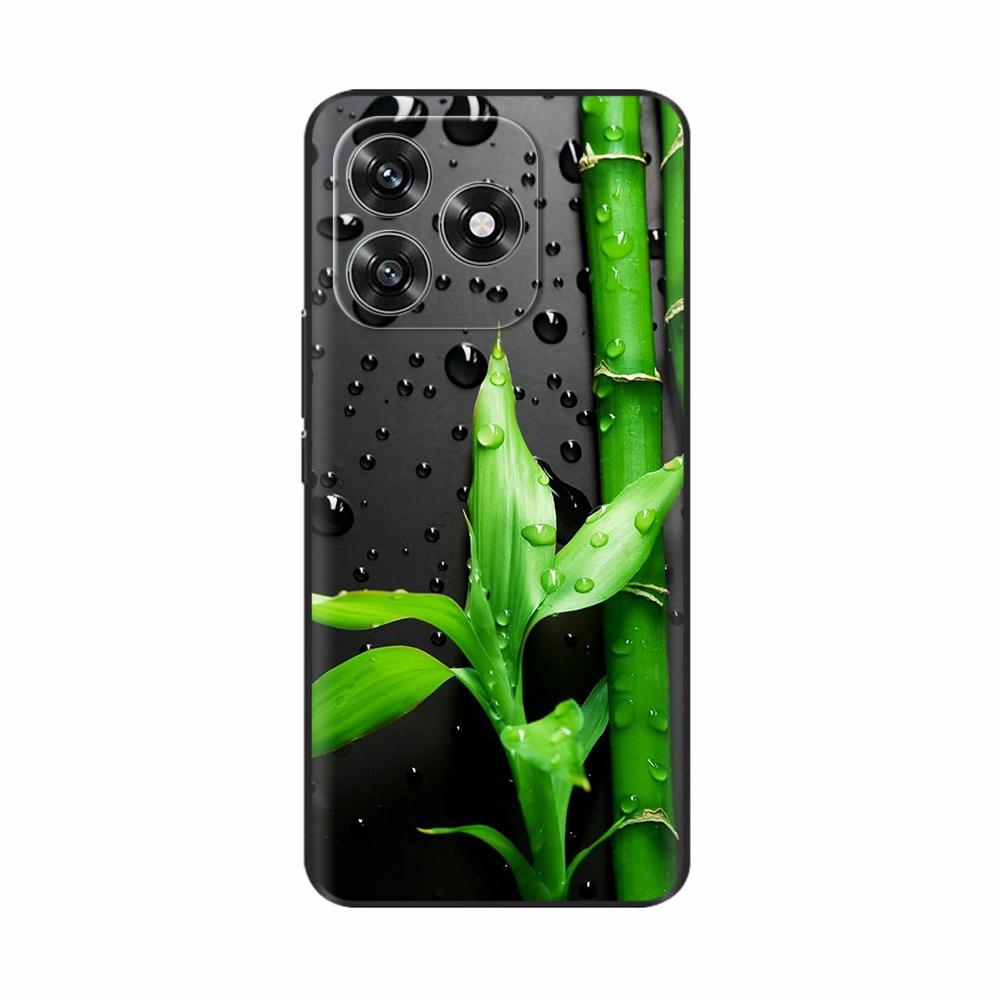 For Honor X5c Plus Case Sweet Love Flower Soft Silicone TPU Cover For Honor X5c HonorX5c Plus Phone Case Protective Shell Funda