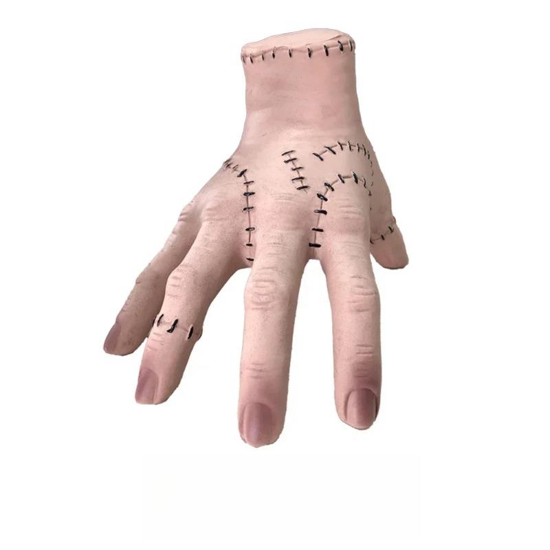 

Игрушки, украшенные к Хэллоуину, Семейка Аддамс Венсдей, Вещь, латексная электрическая рука, для фанатов от принадлежностей для дня рождения Венсдей Аддамс 1pc