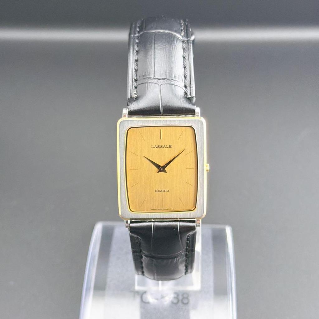 Used [Rare & Beautiful] Old Seiko LaSalle Gold Quartz Men's Watch