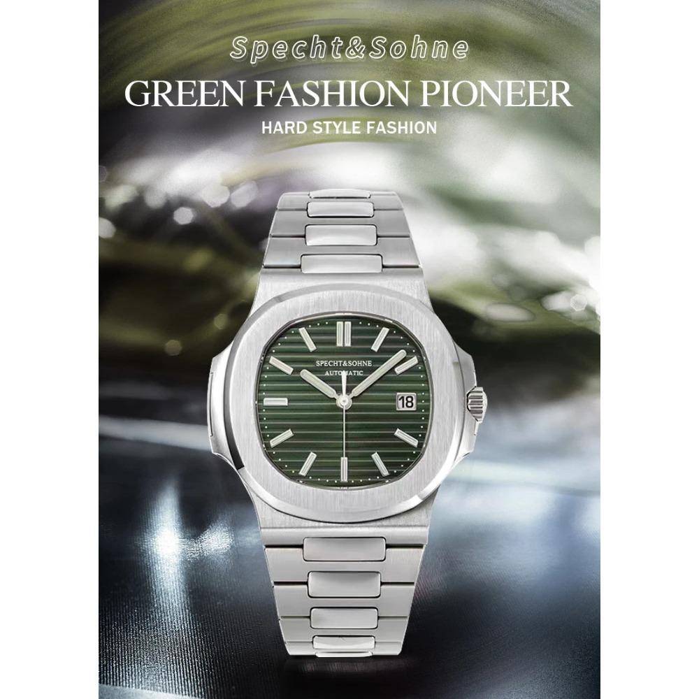 Specht & Söhne Mechanické náramkové hodinky pro muže 5711 Hodinky Miyota 8215 Sportovní hodinky Relogio Masculino