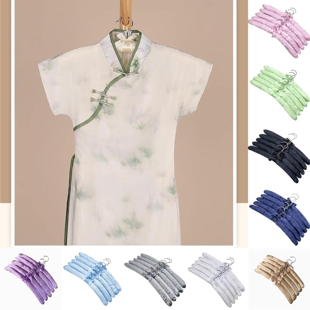 Satin Large Padded Hanger Silk Hangers Wardrobe Organization Hotel Room Supplies