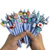 10Pcs Sky Blue Series Medical Pens, Quick-Dry Plastic Ballpoint Pens with Medium Tip, Suitable for Nurses and Healthcare Professionals, Perfect Hallow