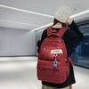 Simple schoolbag, boys, college students, high school students, large-capacity girls, backpack, college style, Korean version, couple backpack.