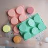 Cake Mold Food Grade Easy Release Reusable 6 Cavity Column Ice-cream Jelly Pudding Soap Mould Kitchen Tools