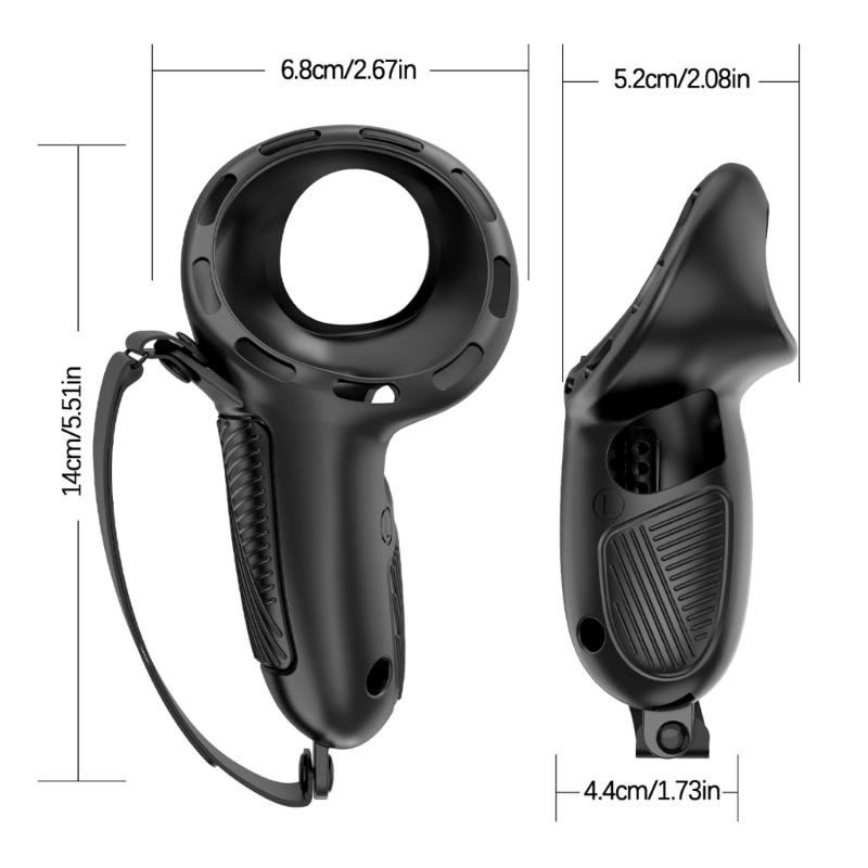 Ergonomic VR Controller Cover for 3S 3 Enhanceds Grip Texture Precisions Fit AntiDrop Protections