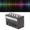 Separate Volume Knobs Stereo Mini Mixer Support 4 in 1 Out Stereo Splitte  Recording Studio