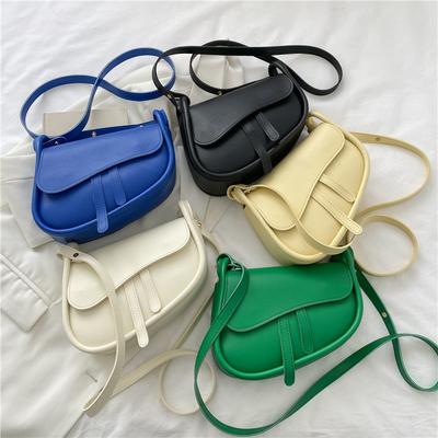 Onderarmtas, Modieuze Groene Zadelvormige Tas voor Dames, Veelzijdige Crossbody Tas
