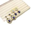 Vintage Silver Needle French Portrait Pearl & Lapis Lazuli Stud Earrings - Luxurious High-End Accessories for Women