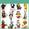 Brinquedo de Blocos de Construção Desenho Animado Brinquedo de Montagem Diy Para Crianças Material Plástico Tipo Abs 50-100 Peças Altura 4,5cm Personagens Leves)