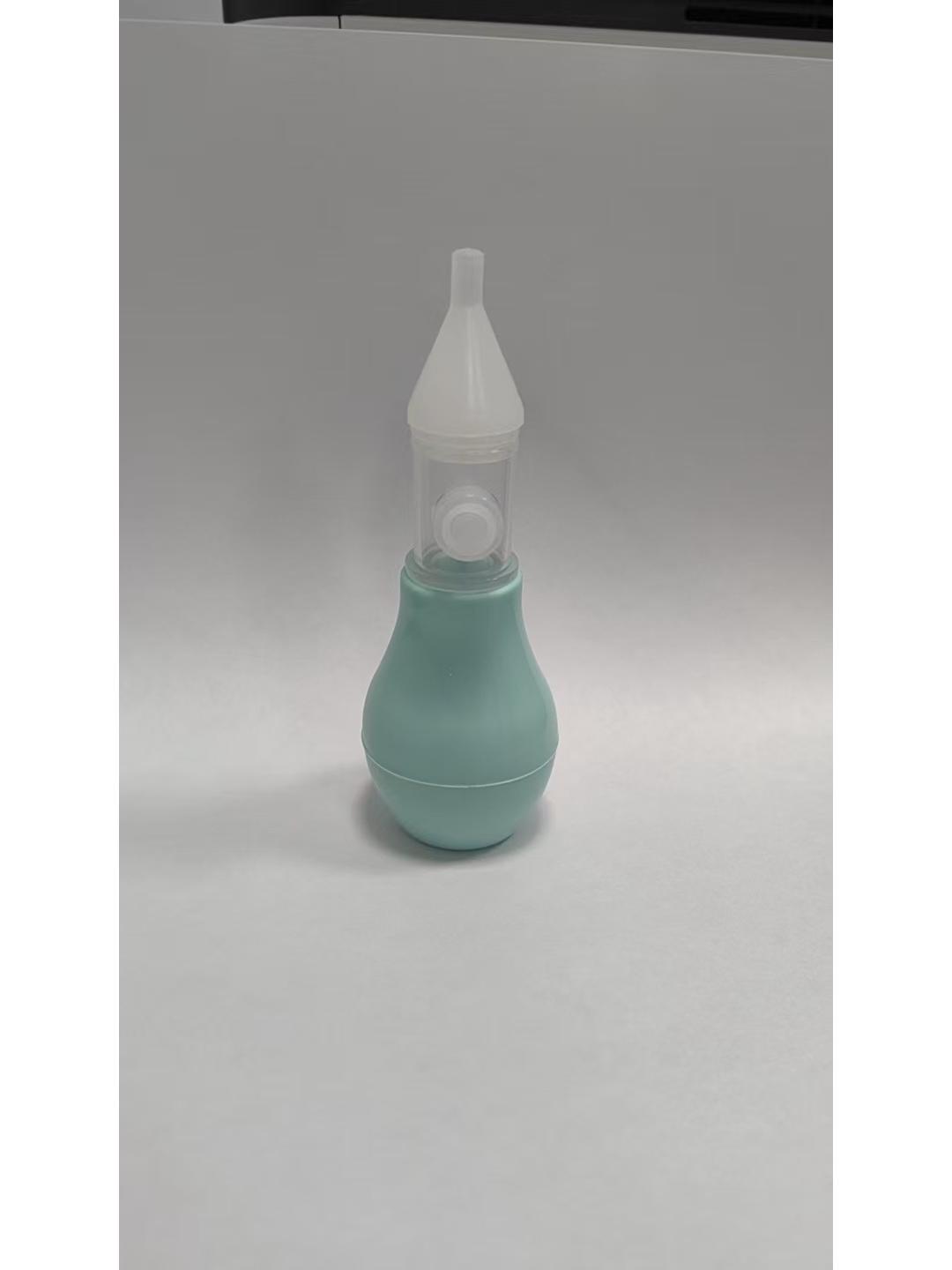 Силиконовый назальный аспиратор-груша для младенцев - Ручной дизайн с защитой от обратного заброса