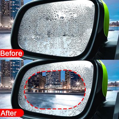 2Pc Car Rainproof Film Anti Fog Car Sticker Car Rearview Mirror Window Clear Rain Proof Waterproof Film Auto Sticker Accessories