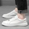 Sapatos Casuais de Couro Tênis Masculinos Sapatos Casuais Leves Moda Respirável Alta Qualidade Sapatos Masculinos Tenis Masculino Zapatos Hombre