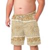Men's Hawaiian Cargo Shorts Basic Casual Summer Outdoor Shorts