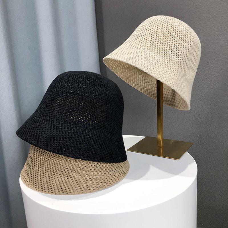 Female Fisherman Hat Spring and Summer Hollow Thin Sun Hat Sunscreen and Sunshade Bucket Hat Japanese Style