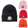Cute Cartoon Beanie Hat for Adults Knitted Cap Warm Ski Hats with for Frog Patte